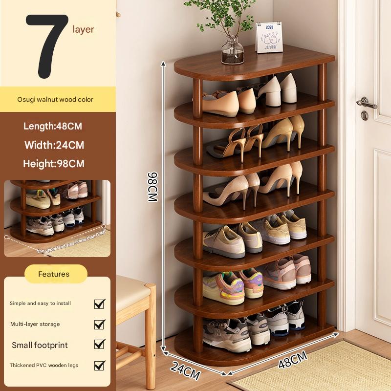 [seven-layer model] large fir walnut color 48*24*98cm