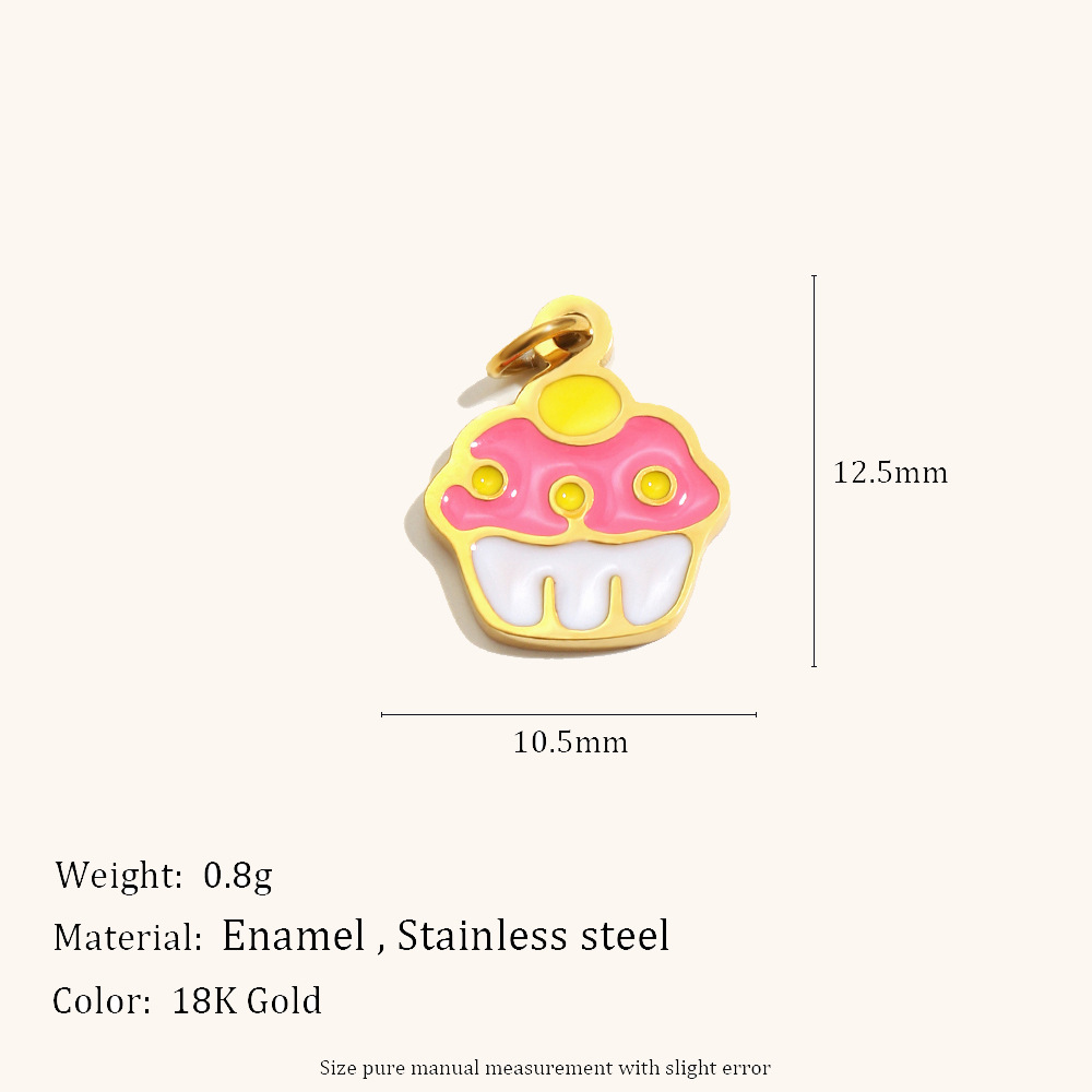 17:Mushroom pendant-gold