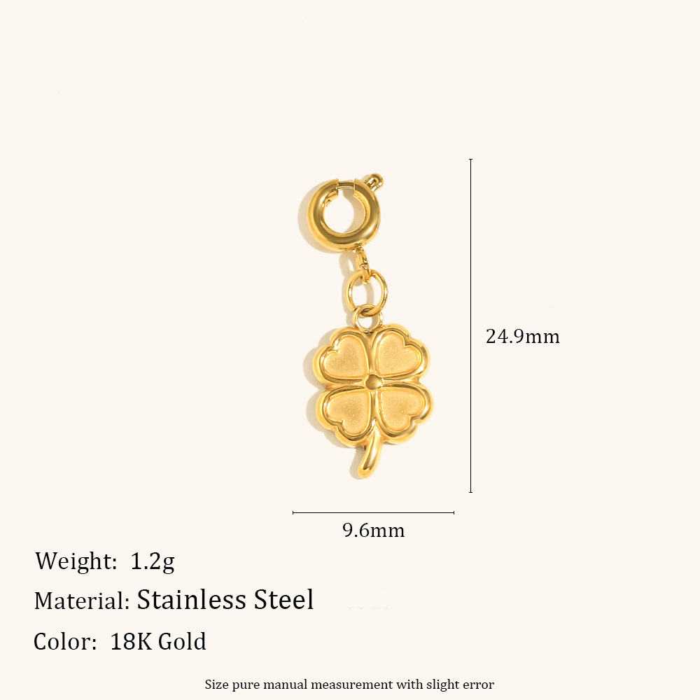 Four-leaf clover pendant-gold