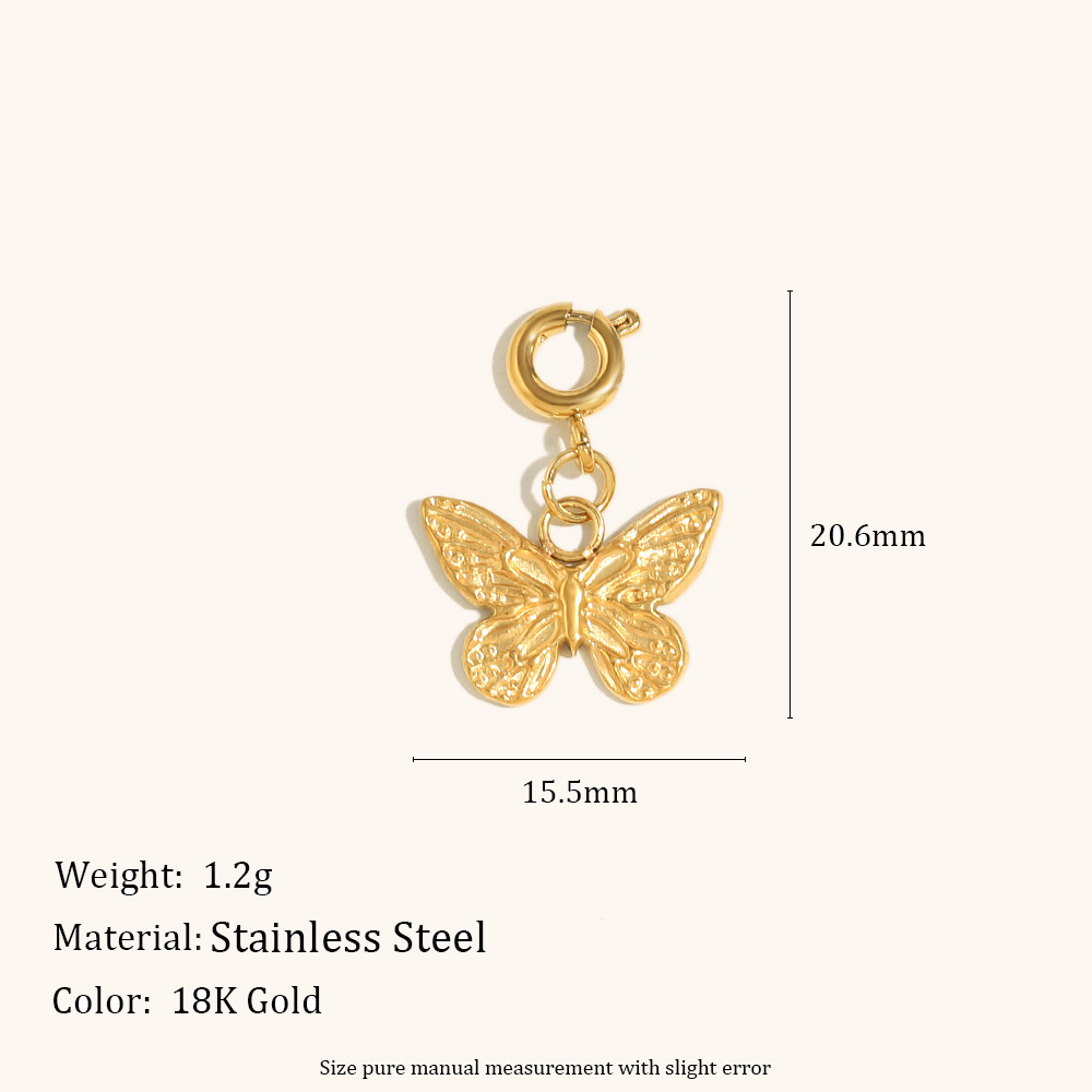 Butterfly pendant-gold