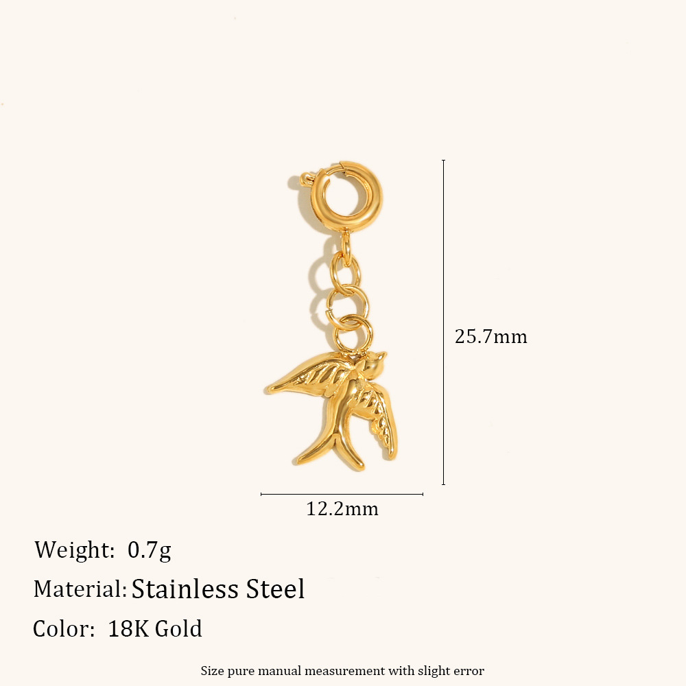 1:Swallow pendant-gold