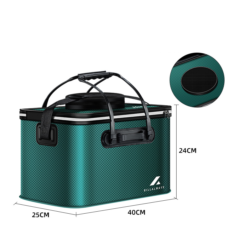 [thickened sunroof model] 40cm dark green carbon pattern