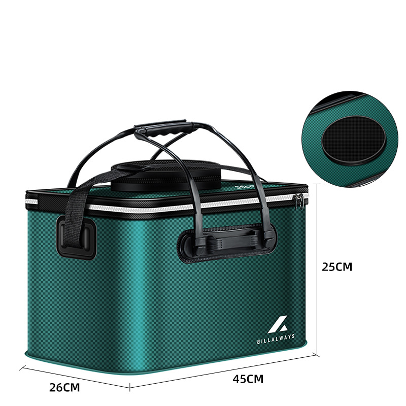 [thickened sunroof model] 45cm dark green carbon pattern