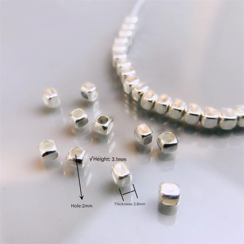 1:square broken silver 3mm