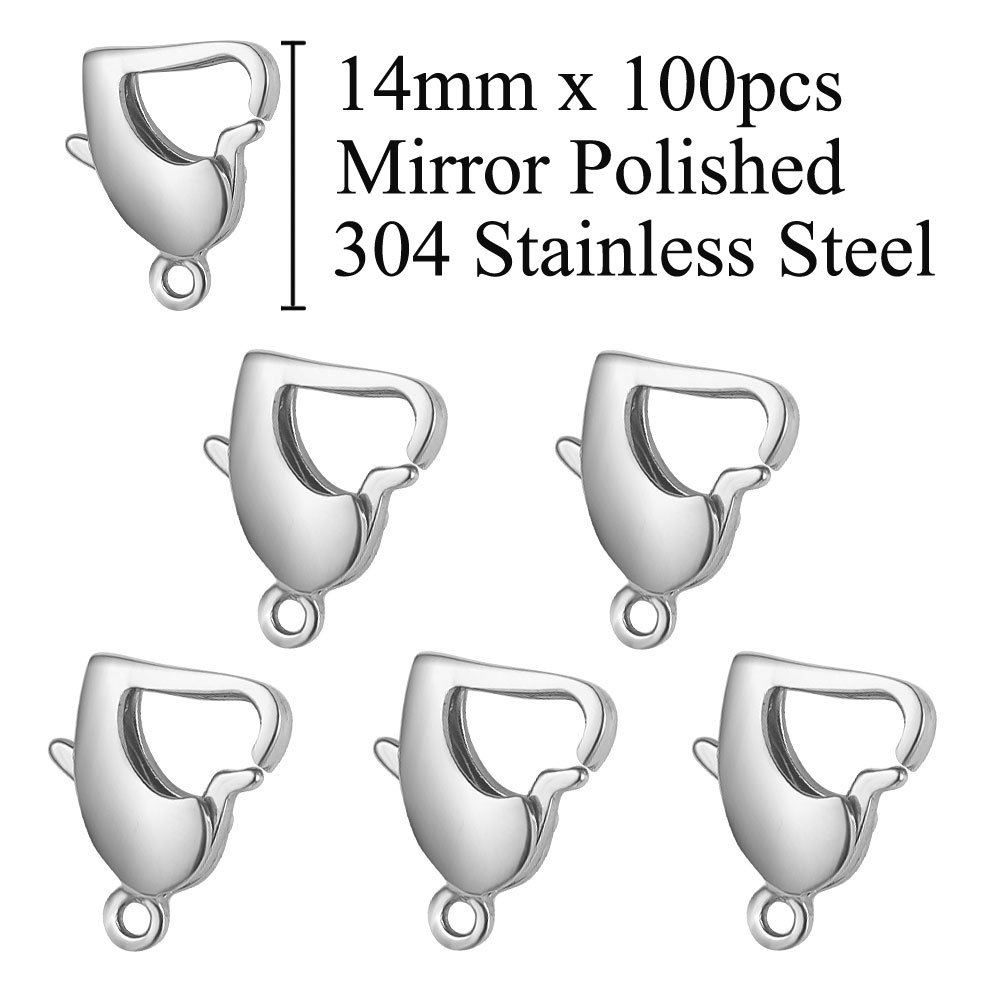 2:14mm mirror polished steel color