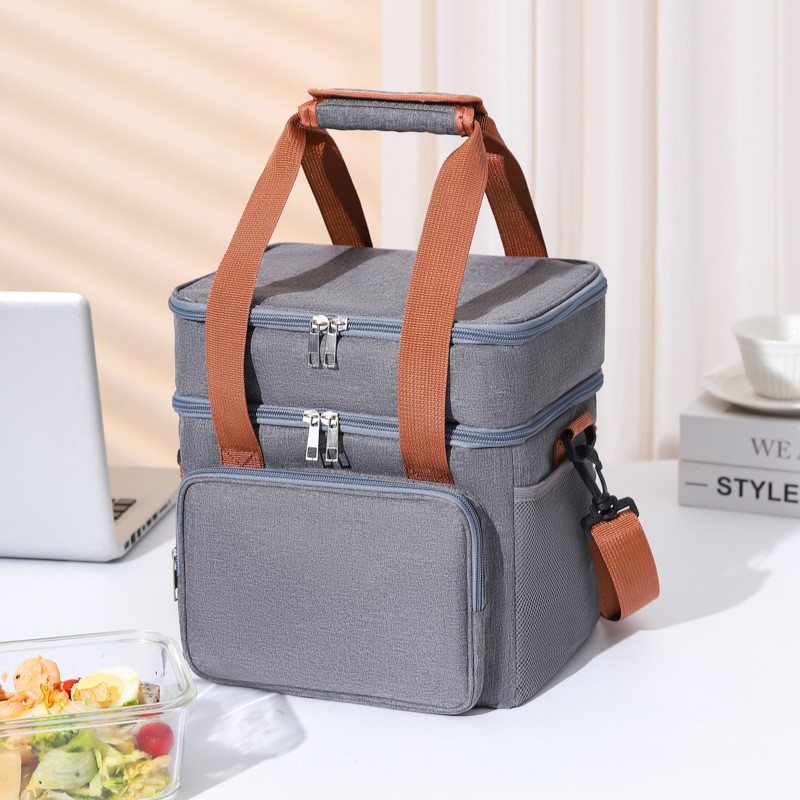 Gray double layer without logo