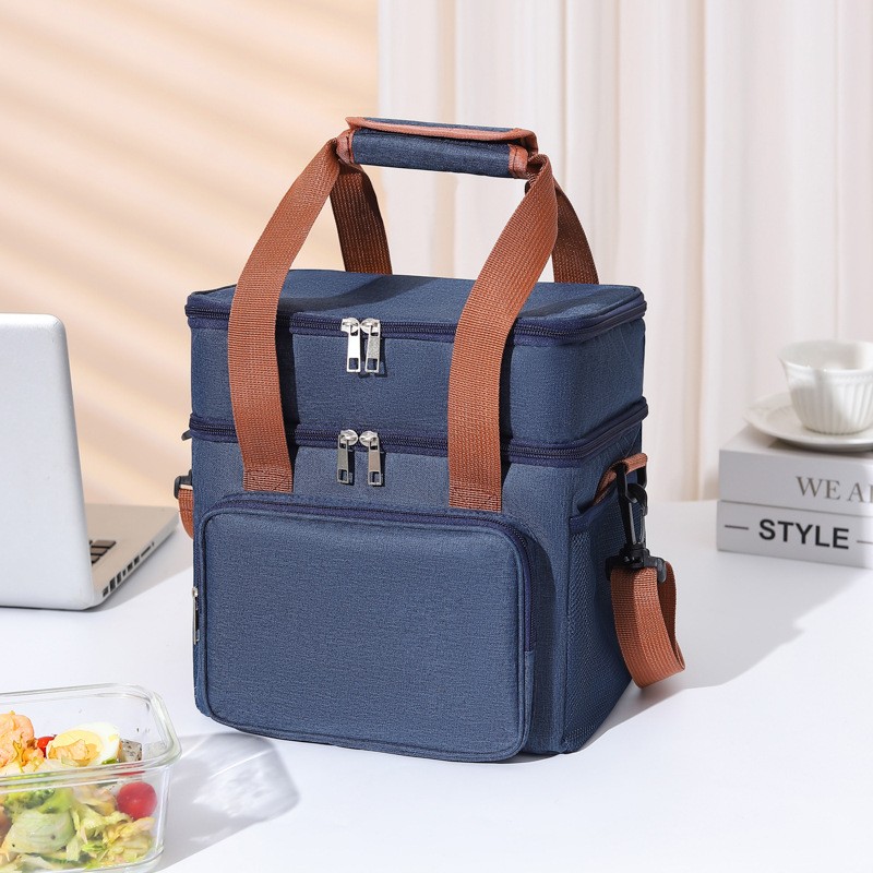 Navy blue double layer without logo