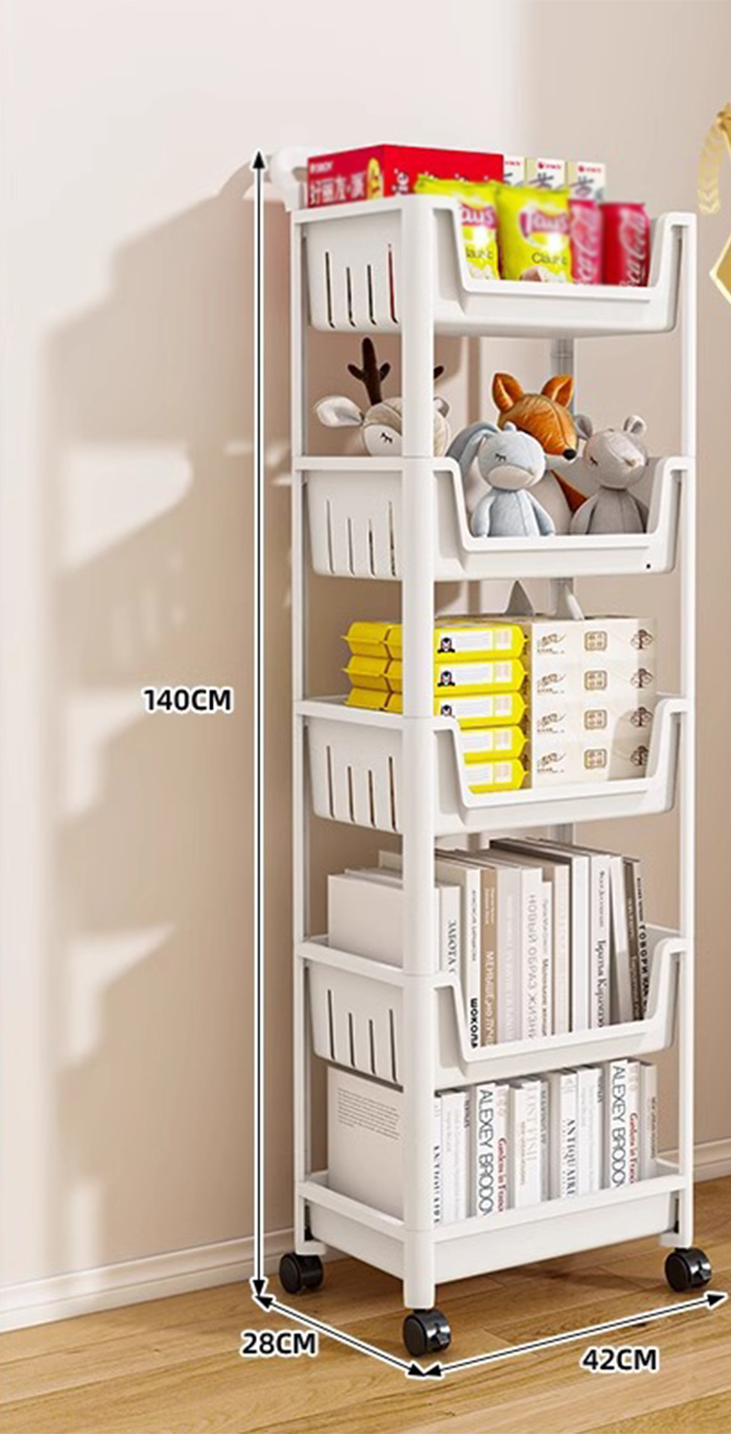 5-layer with armrests - open version [bold and thickened]