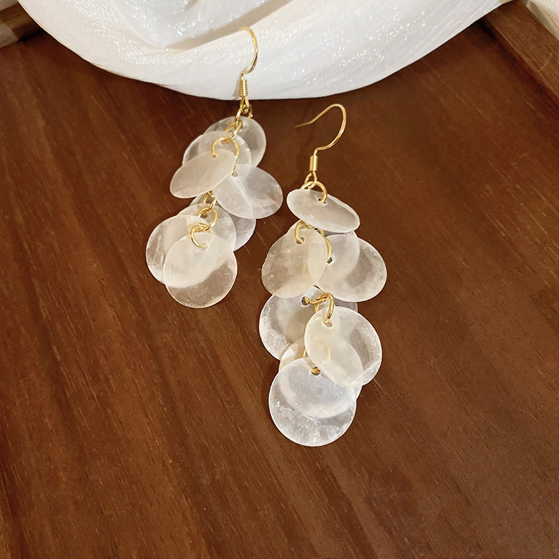 26:25#Ear hook-gold-white