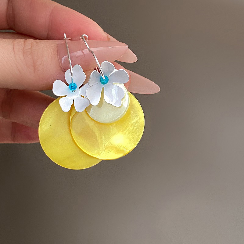 39:39 # Earrings-silver-yellow