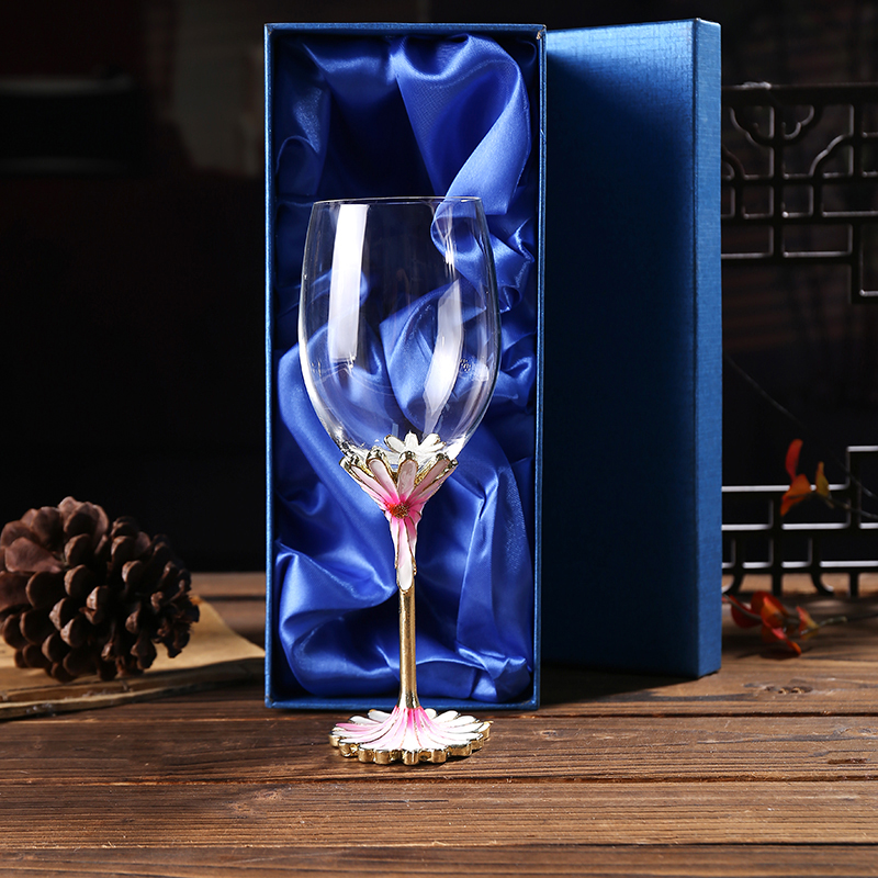 Pink 1 glass gift box