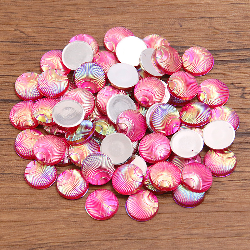 4:Rose red round 10mm 0.1g