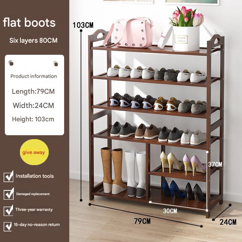 Six layers 80cm long [single boots] (brown)