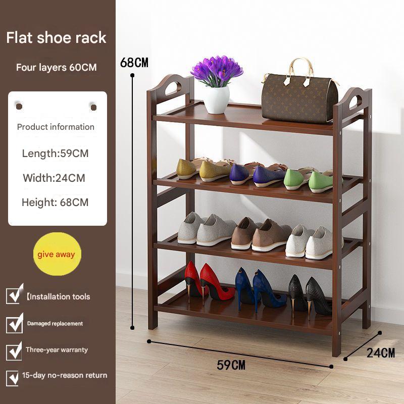 [thick material] four layers 60cm long (brown)