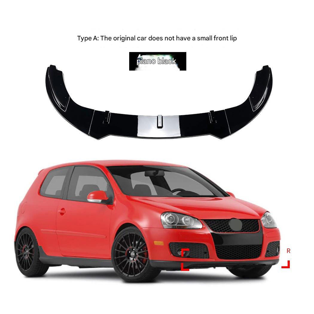 Model a, the original car does not have small front lips, piano black