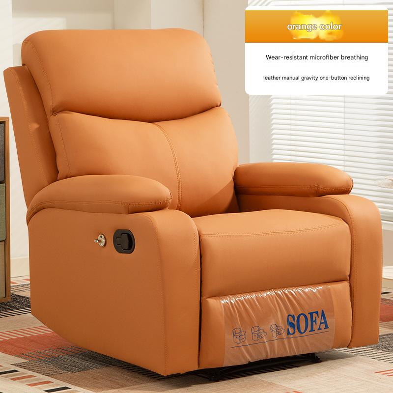 Orange|Manual gravity reclining [one-button adjustment]