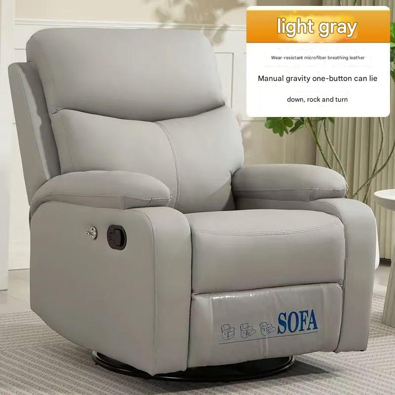 Grey | Manual gravity reclining with rocking [one-button adjustment]