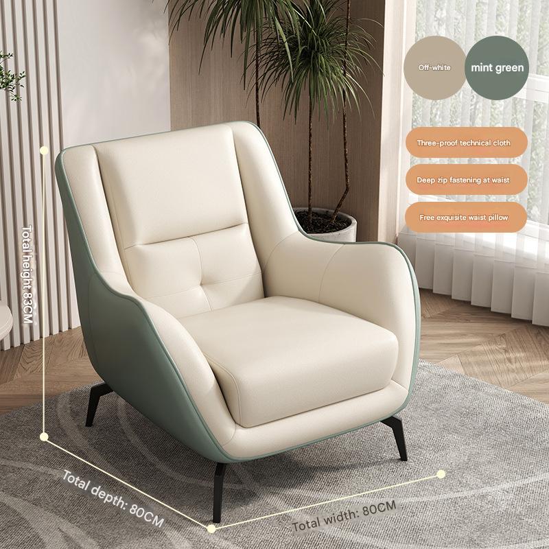 Beige and mint green tech fabric