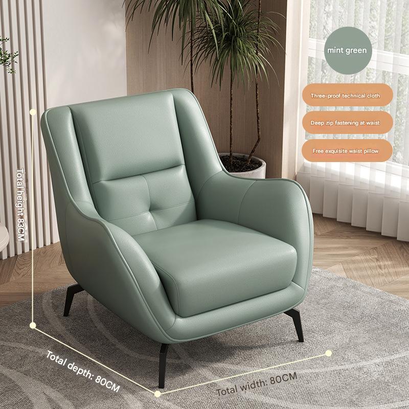 Mint green tech fabric