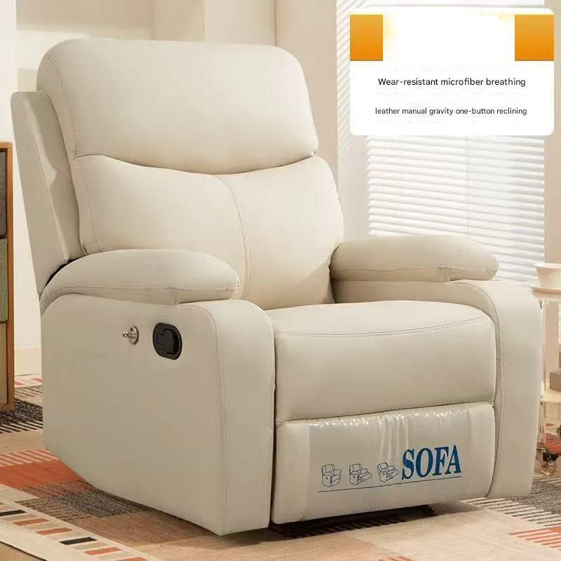 White|Manual gravity reclining [one-button adjustment]