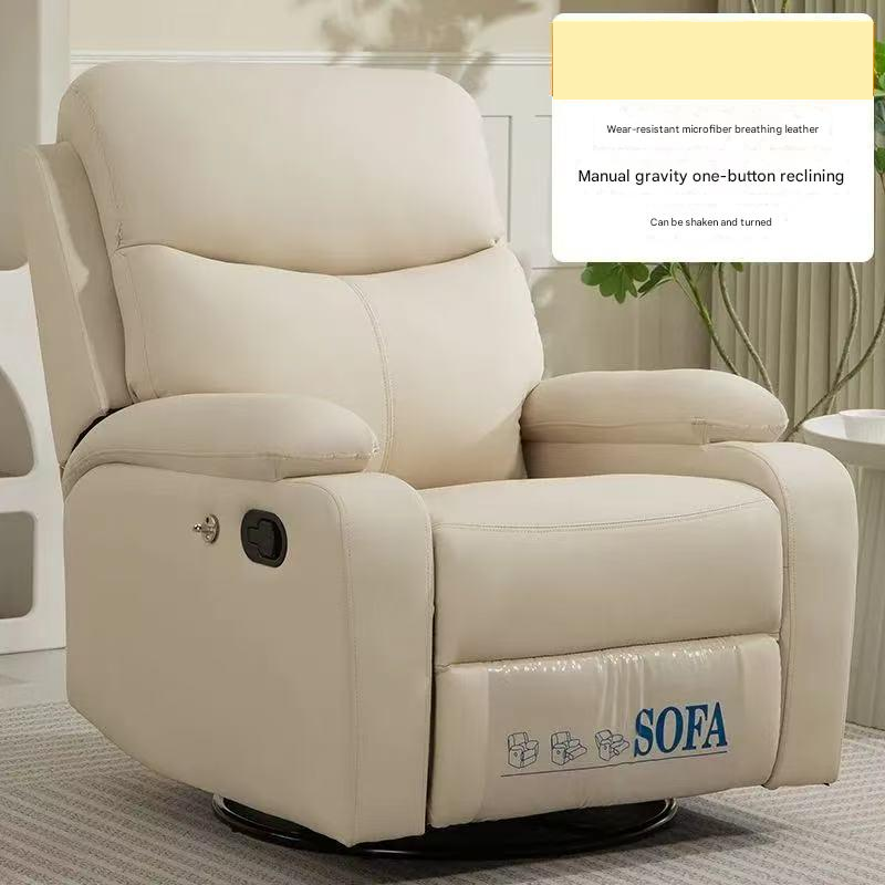 White|Manual gravity reclining with rocking [one-button adjustment]