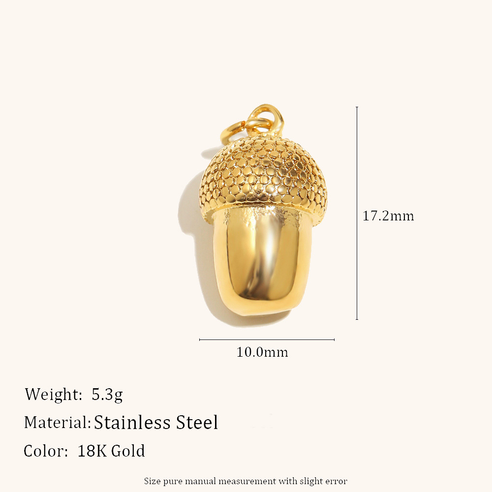 Pinecone pendant-gold