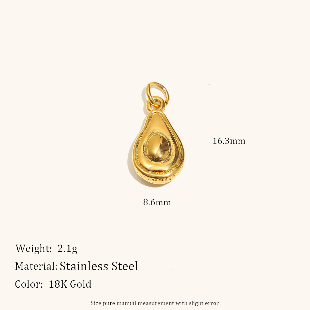 13:Avocado pendant-gold