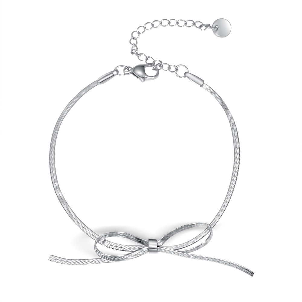 1:钢色手链B-30蝴蝶结