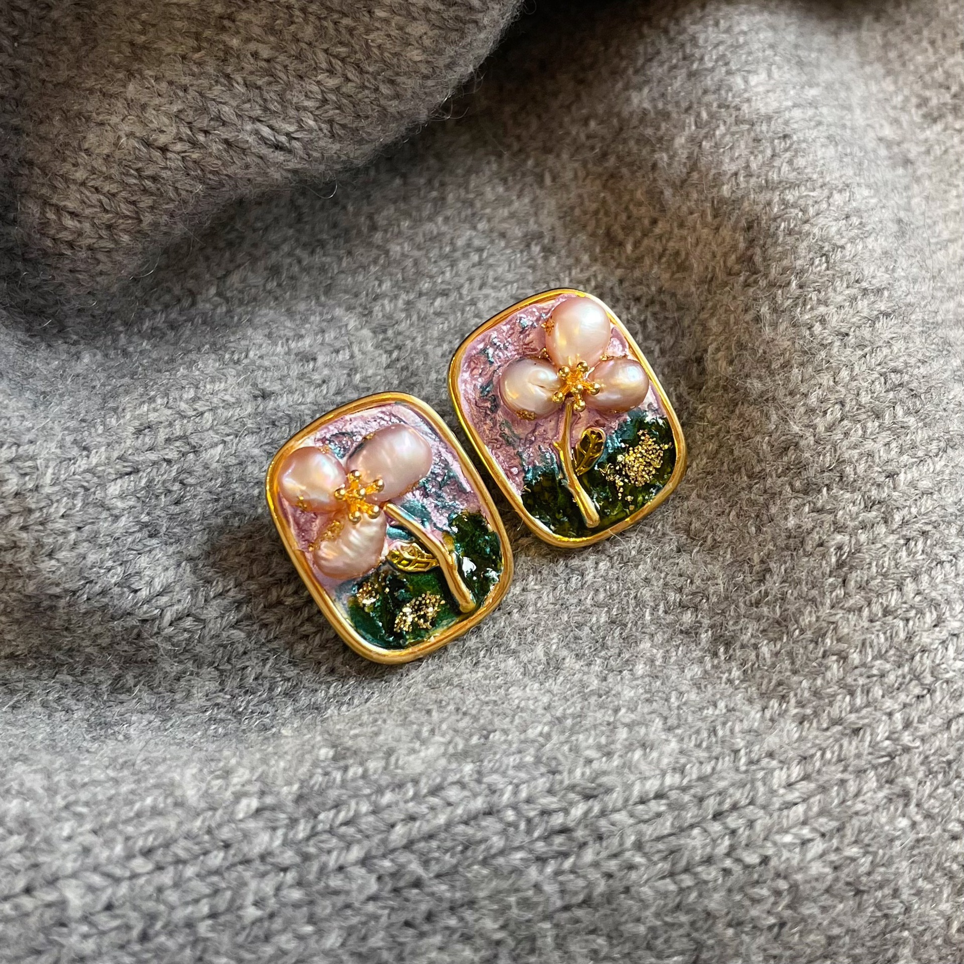 2:[s925 silver needle + freshwater pearl]: nl09176e