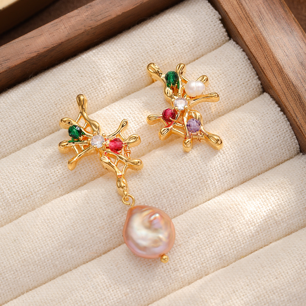 7:[s925 silver needle   baroque pearl]: nl07612e