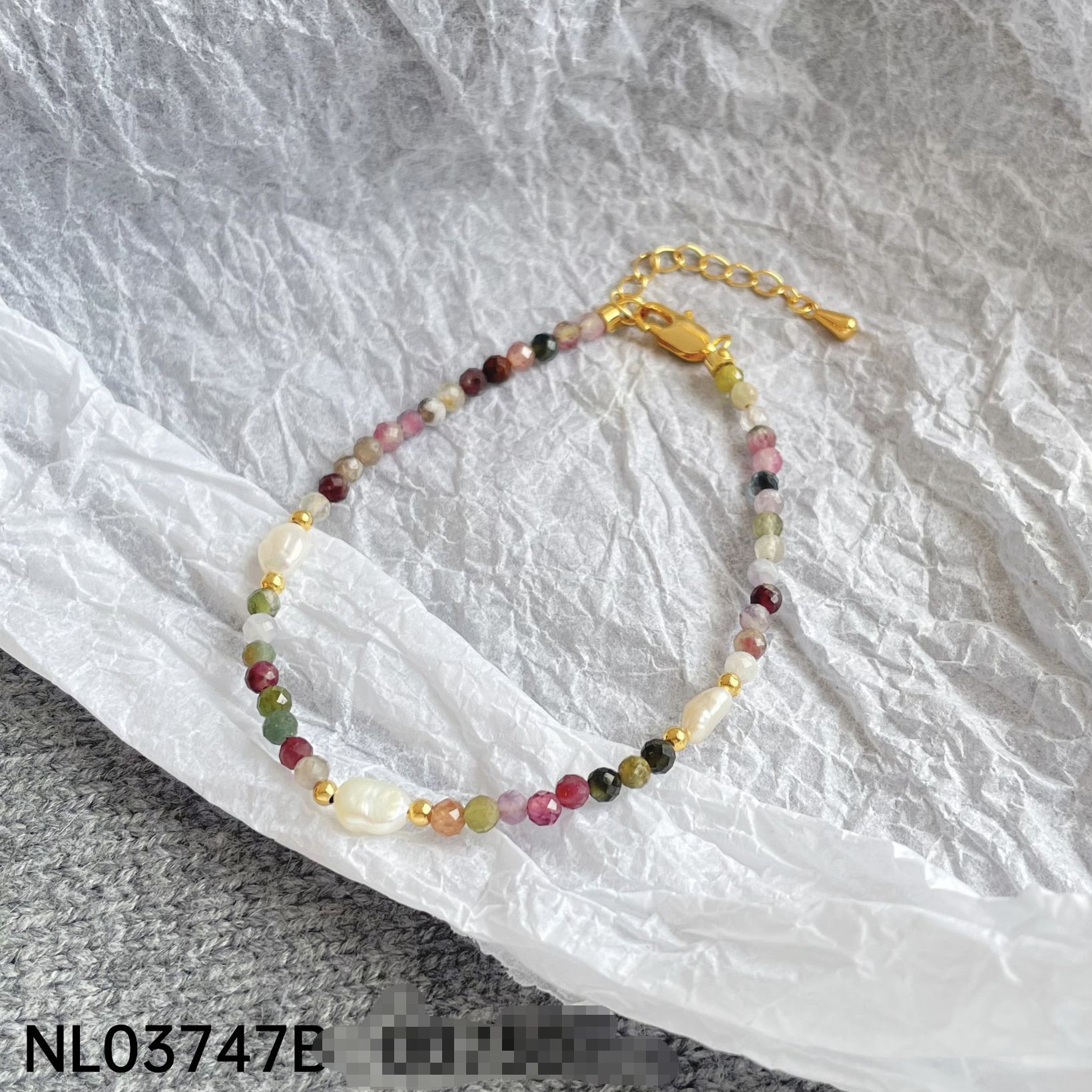 5:[freshwater pearl   natural stone]: nl03747b