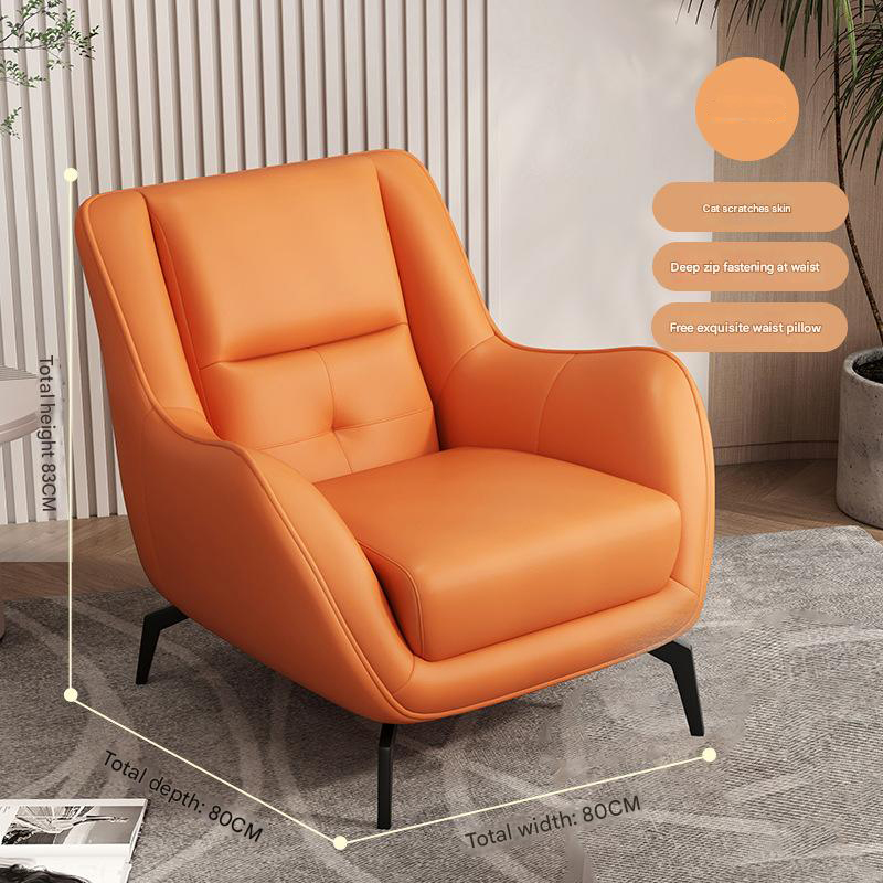 orange Scratch-Resistant Fabric
