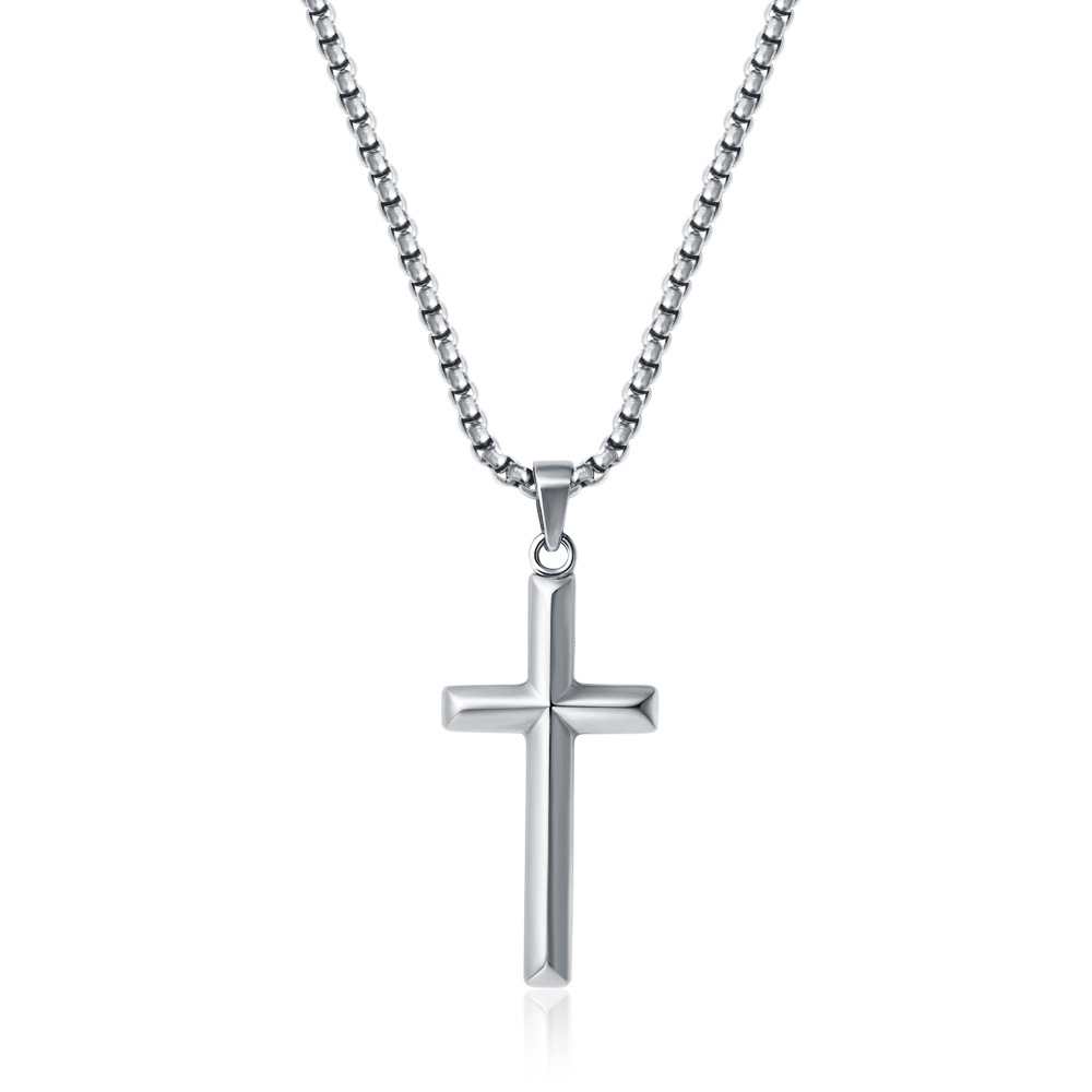 18:Polished full gloss oil pressure cross steel color