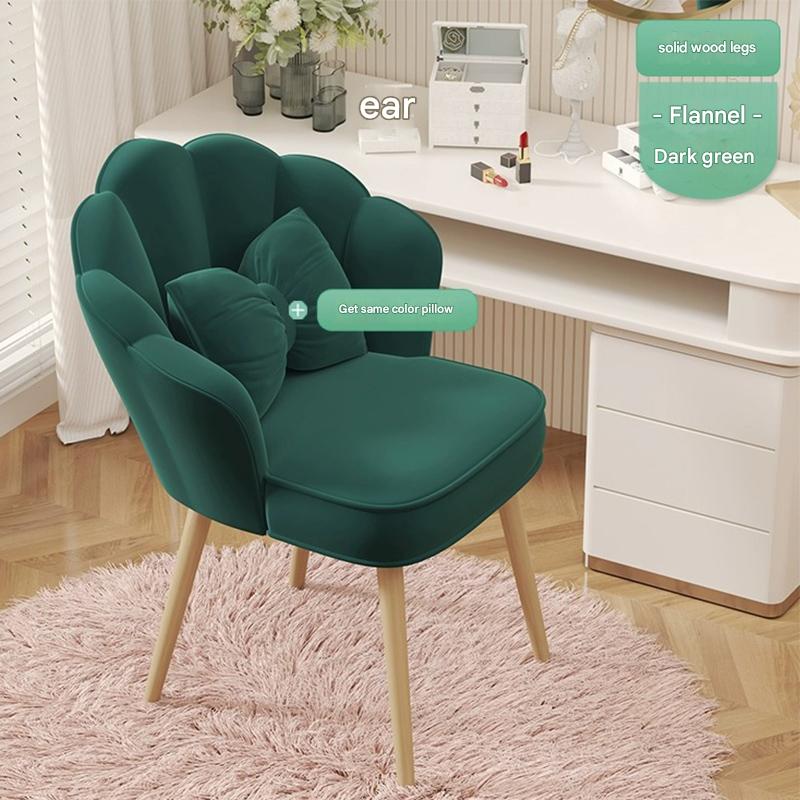 Dark green-solid wood legs