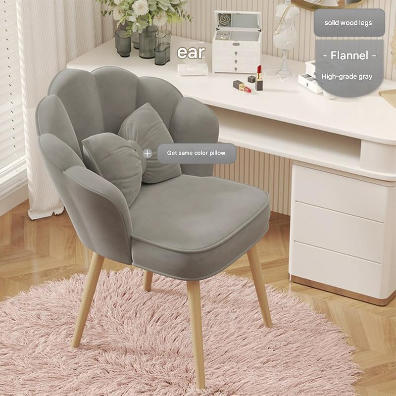 Gray-solid wood legs