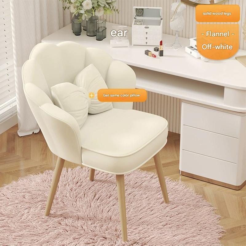 Creamy-white-solid wood legs