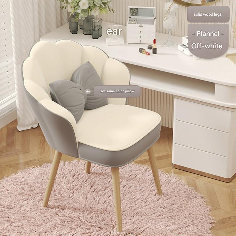 Gray White-solid wood legs