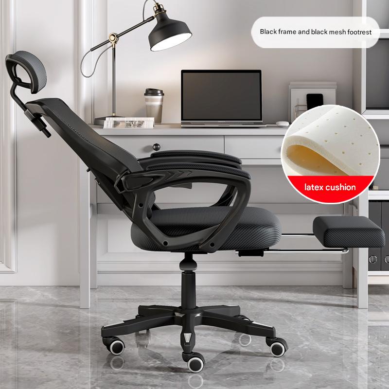 Black Frame Black Net Lying Latex Foot