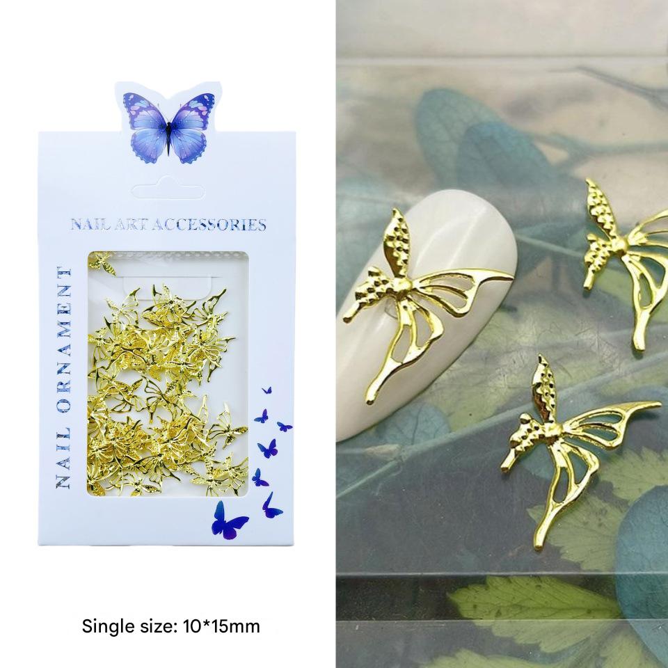 2:Long wing hollow butterfly-gold