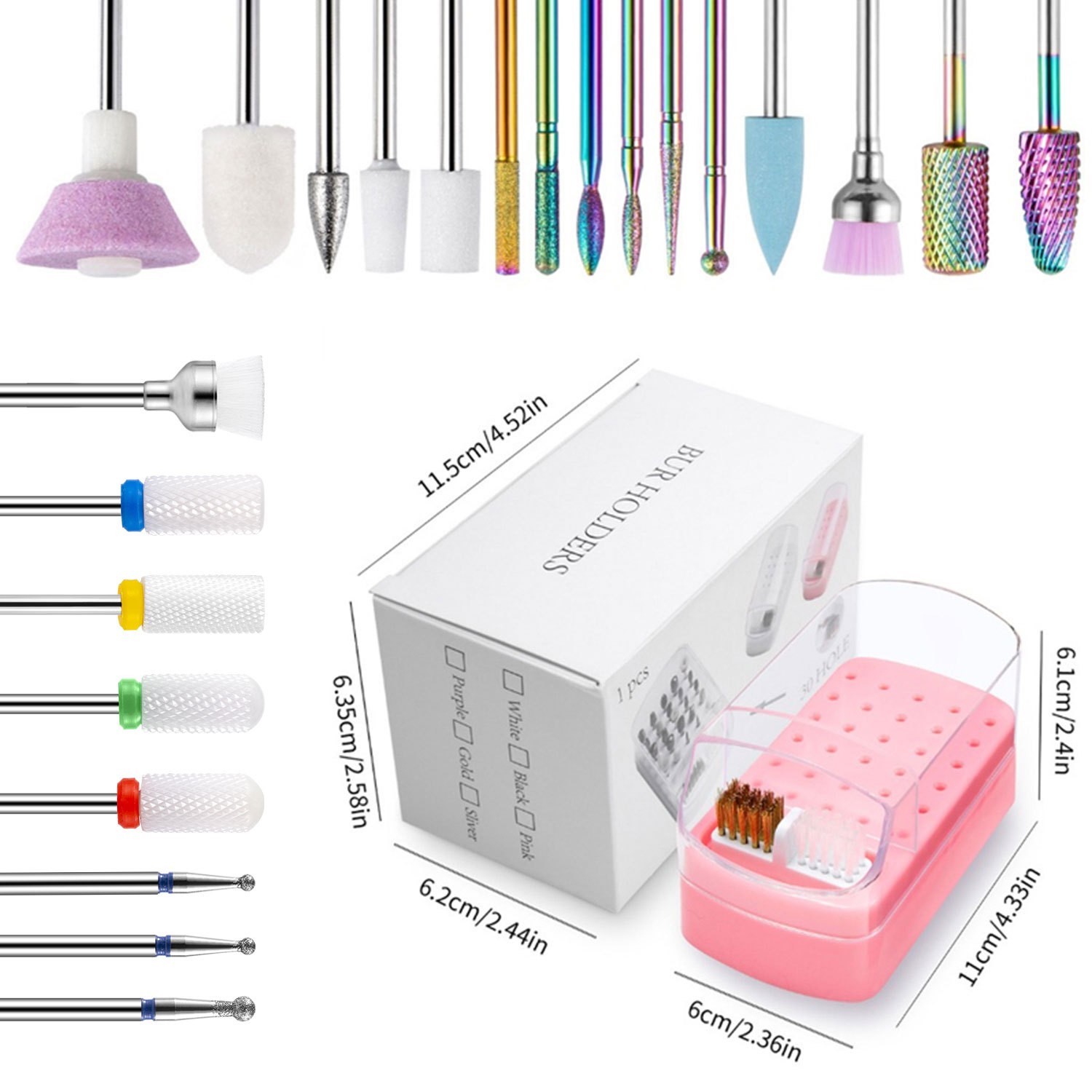 25 grinding heads   box set