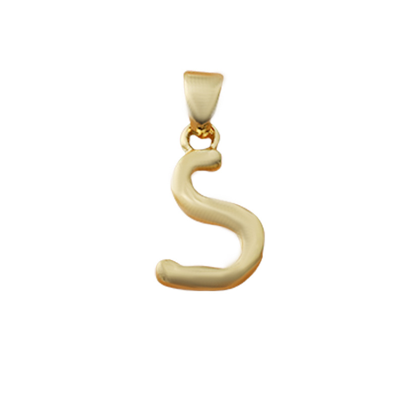 19:English letter-s (single pendant)