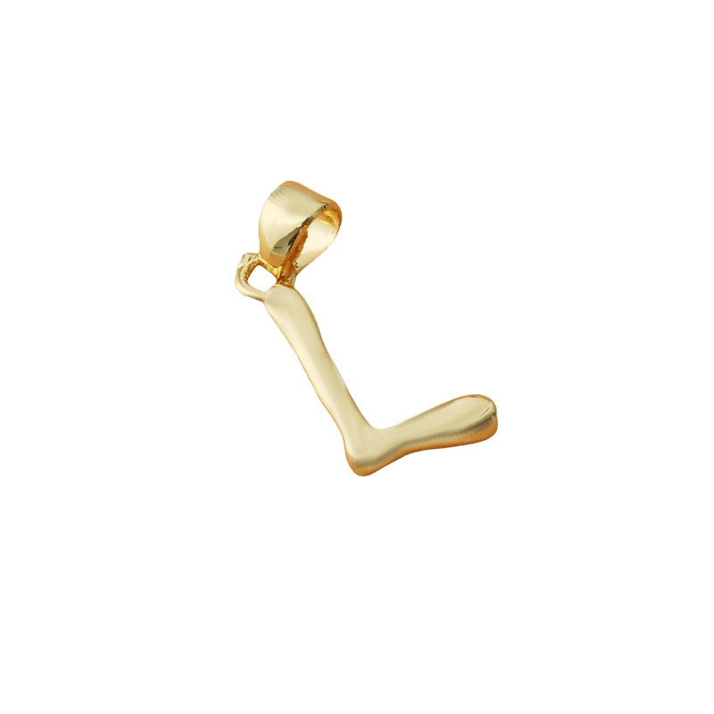 22:English letter-v (single pendant)