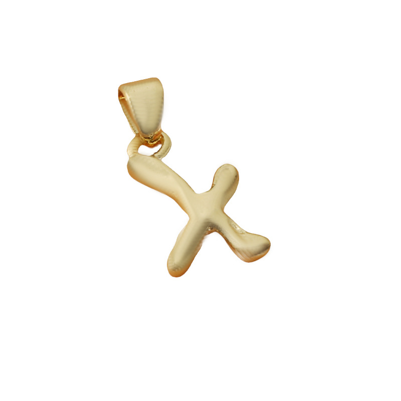 24:English letter-x (single pendant)