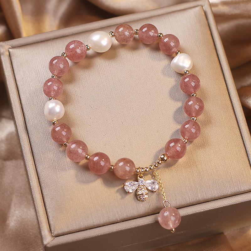 23:Deep wine red strawberry Crystal Bee