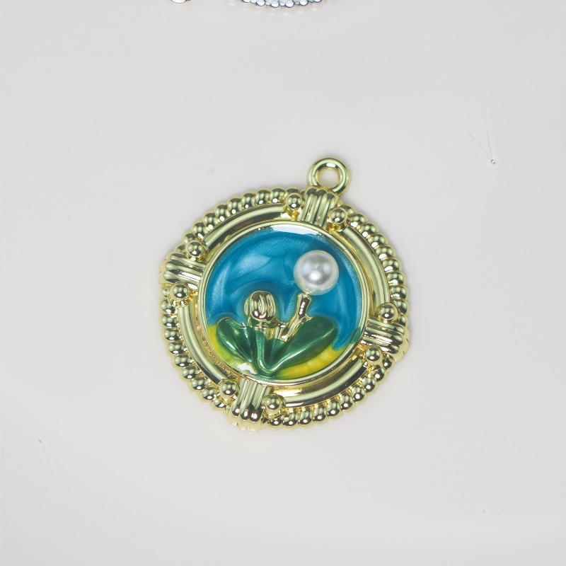 5:Gold background blue