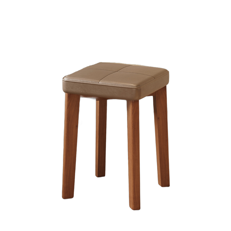 Walnut legs   light brown leather