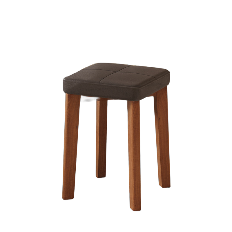 Walnut legs   dark gray cotton and linen