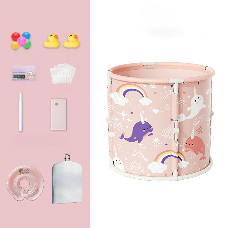 Pink (gift bag)  neck collar   storage bag  5 bath bags