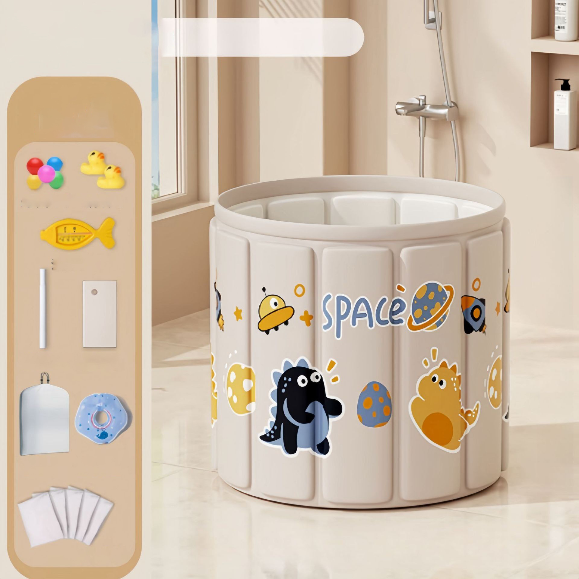 basic pack and neck ring storage bag 20 bath bags