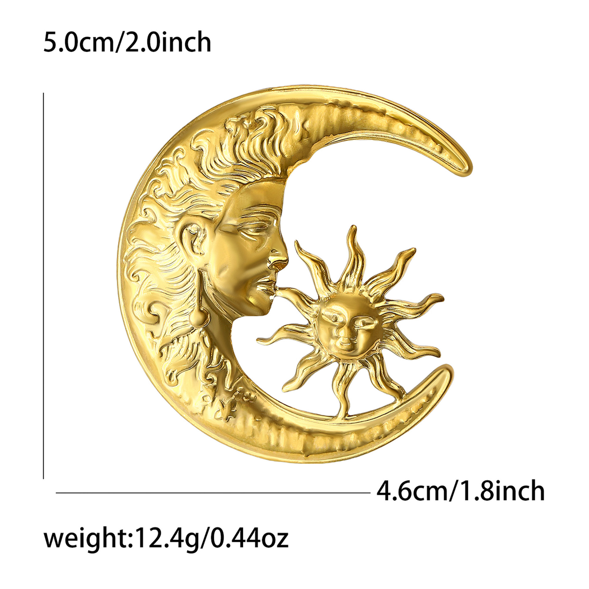 1:Stainless steel-gold-5229-gd